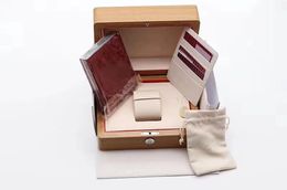 Original Matching Papers Sicherheitskarte Geschenk Bag Top Wood Watch Box für Omga Boxen Booklets Uhren Free Print Custom Card Uhren Fall