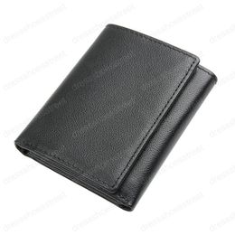 Leather Trifold Wallets for Men Handmade Slim Mens Wallet Credit Card Holder with ID Window Men Wallets