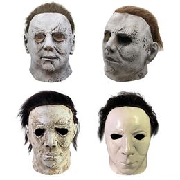 Top Grade 100% Latex Scary Michael Myers Mask Style Halloween Horror Mask Latex Fancy Party Horror Movie Party Cosplay free shipping