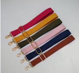 Cross Body Bag Belt Accessories DIY Women Shoulder Bag Handles Solid Colour Handbag Strap Adjustable Hanger Parts