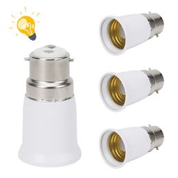 Bayonet BC B22 To ES E27 Screw Light Bulb Lamp Adaptor Fitting Converter High quality adapter B22 to E27 dropshipping wholesale