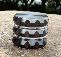 New 4-layer audio metal grinder gear shape 50mm zinc alloy grinder