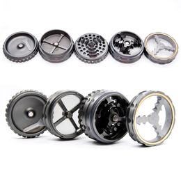 smoking 2.5 Inches 5 layers Herb grinders Aluminium Alloy Spice Mill Crusher smoke accessories Manual tobacco grinder