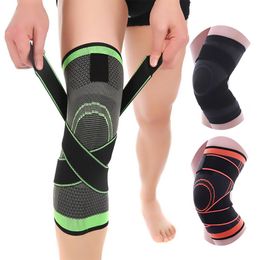 1PC Sports Kneepad Men Pressurized Elastic Knee Pads Kneepad Elastic Bandage Pressurized Knee Pads Knee Brace Basketball Tennis Cycling