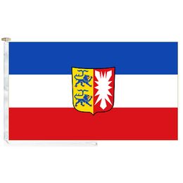Schleswig Holstein Germany Flag 3x5ft , Festival Club Outdoor Indoor Printed Hanging Advertising flags banners, Free Shipping