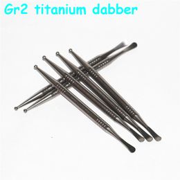 hand tools Top Quality Titanium Tool GR2 Dabber Wax Atomizer Stainless Steel Nail dry herb Vaporizer