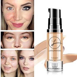 6ml Concealer Cream Liquid Foundation Waterproof Face Makeup Contour Face Bright Foundation Cream