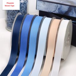 3mm 5mm Woven Polyester Ribbing Webbing DIY Sewing Ribbon Tape Gifts Package Tapes Clothes Accessories 196 Colors