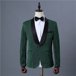 Brand New Groomsmen Shawl Black Lapel Groom Tuxedos One Button Men Suits Wedding/Prom/Dinner Best Man Blazer ( Jacket+Pants+Tie) K572