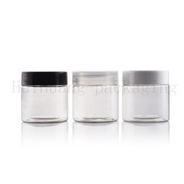 50pcs 30g Amber Plastic Jar With Lid Cosmetic jars Empty Containers Sample Cream Jars Packaging