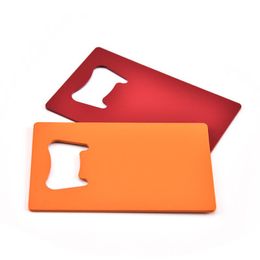 Stainless Steel Credit Card Beer Bottle Opener Business Card Bottle Openers For Party Favour 4 styles LX2699