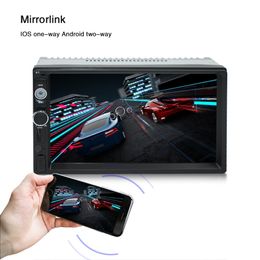 Car Video DVD Player Universal 7 inch Android GPS Navigation Bluetooth WiFi Support Carplay DAB+ OBDII USB TPMS Steering Wheel Control