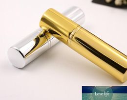 Brilliant Gold Silver 5ml Refillable Portable Mini perfume bottle &Traveler Aluminium Spray Atomizer
