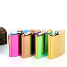 6 oz high quality 100% rose gold plate stainless steel hip flask quality 100% rose gold plate stainless LX3017