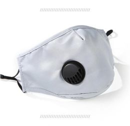 NEW Face Mask Anti-Dust Earloop with Breathing Valve Adjustable Reusable Mouth Masks Soft Breathable Anti Dust Protective Masks