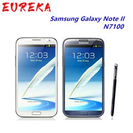 Original N7100 Unlocked Samsung Galaxy Note 2 II N7100 Mobile Phone 5.5" Quad Core 8MP GPS WCDMA Refurbished Smartphone