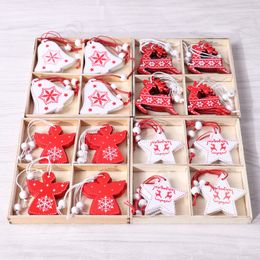 outdoors decorations Canada - Tree Pendants Christmas Ornaments Decorations Personalized Trees Baubles Gifts Outdoor Woodiness Diy Accessories 7 9jh F2