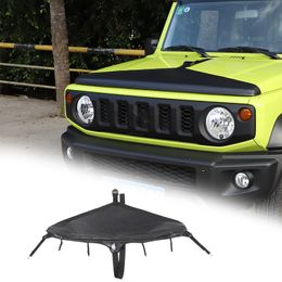 Black Car Hood Cover Front End Bra Protector Cover For Suzuki Jimny 2019 UP Car Exterior Accessories296W