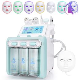 Microdermabrasion 7 in1 Hydra Water Facial Cleaner RF Ultrasonic LED Skin Care Water Peeling Deep Cleansing Lifting Blackhead Removal Machine