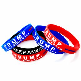 America President Election Donald Trump Keep America Great Silicone Wrist Bracelets Kit Unisex party Favour OOA9026