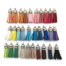 Multicolor Tassel Diy Earring Necklace Charms Pendants 3.5cm Long Tassel Diy Jewellery Making Components Wholesale