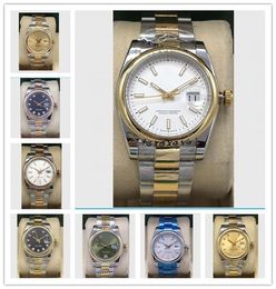 Unisex Wristwatch Mechanical 36mm 116201 116203 178240 126203 18K Gold Stainless Steel Diamond Automatic Fashion Men's Watches WOMAN watc