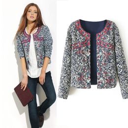 floral short jacket