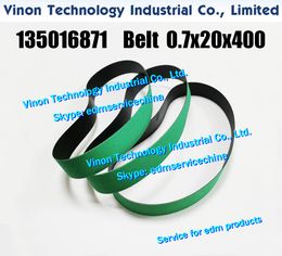 (2pcs each) 535008808 Spool Drive Belt 20x635mm, 135016871 Spool Drive Belt 0.7x20x400mm for ROBOFIL. wire cut edm spare parts 535.008.808