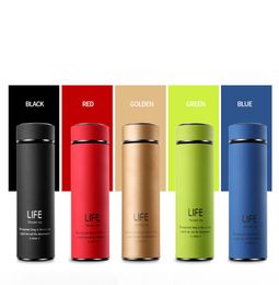 500ml Skinny Tumbler Stainless Steel Vacuum Insulated Water Bottle Travel Coffee Mug Tea Cup Straight Cup Gift Customizable