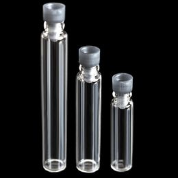 New 1/2/3ml perfume test tube bottle essential oil sub-packing small sample perfume bottle glass portable perfume trial sub-packing bottle