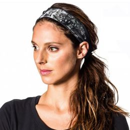 Europe And The United States Nw Sports Fitness Absorbent Yoga Stretch Hair Band Tie-Dyed Cotton Printed Headband Available From Stock