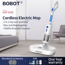 BOBOT SOP 9160 Multifunction Vacuum Cleaner Mop Integrated with 3 Replace Head Handheld Vacuum Cleaner Disposable Mopping Cloth