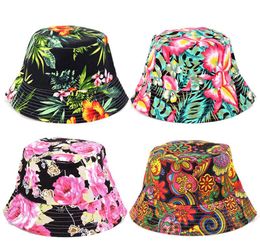 Free INS Newest Women Girls Bucket Hats Floral Cartoon Designer 18 Styles Cap Floral Lovely Mother Kids Fashions Caps