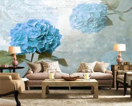 3d Modern Floral Wallpaper European and American Beautiful Dream Flowers Romantic Floral Decorative Silk 3d Mural Wallpaper