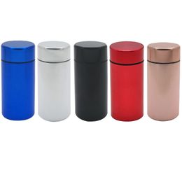 Best Aluminium Alloy Waterproof Dry Herb Tobacco Spice Miller Storage Box Jars Container Stash Case Cigarette Smoking Tool Tool DHL Free