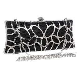New- metal day clutch women evening bags mixed Colour tie long small purse evening bag for