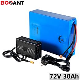 72V 30AH LiFePo4 Electric bike battery 3.2V 23S scooter for Bafang 1500W 2500w Motor built in 50Amps BMS +5A Charger