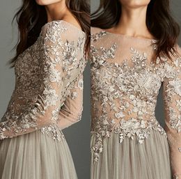 lace net prom dresses UK - Lace Applique Evening Dresses Net Button Back Prom Dress Sweep Train Custom Made Formal Party Gowns