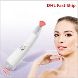 Mini Vision Ultrasonic Lead-in Instrument Radiofrequency Facial Massage Beauty Eye Facial Cleanser Beauty Instruments DHL Fast Ship