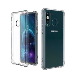 Newest Anti-Dropping TPU Case for Samsung A6 A8 A50 A40 M30 J6 J4 Prime High Quality Transparent Cases opp Packing Air Cushion Protection