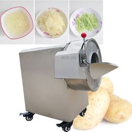 stainless steelElectric Vegetable Cutter Commercial Automatic Fruit Vegetable Cutter Machine For Slicer Shredder Potato Radish Cut Section