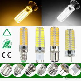 E17 C9 LED Bulb Lamp 7W AC 110V 220V 136-5730 SMD Silicone Crystal Candle Light 