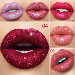 2020 Cmaadu Glitter Flip Lip Gloss Velvet Matte Lip Tint 6 Colours Waterproof Long Lasting Diamond Flash Shimmer Liquid Lipstick