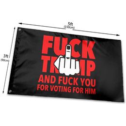 Anti Trump Garden Banner Flag Polyester Outdoor or Indoor Club Digital printing Banner and Flags Wholesale