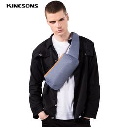 Kingsons Small Chest Bag High Quality Shoulder Bag Men Messenger Bags Male Waterproof Sling Bag Boy Walking Bagpack Cross Body299b