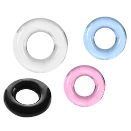 Dildos Penis Rings Set Crystal Ejaculation Delay Cockring Silicone Cock Erection Ring Stretcher Erotic Adult Sex Toys for Men Male FEU007