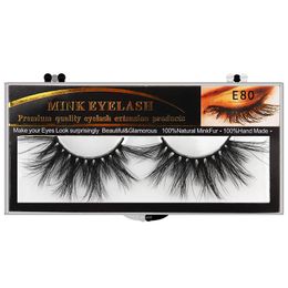 25MM Eyelashes 3D Mink Eyelashes False Eyelash Extension 5d Mink Lashes Thick Long Big Dramatic Eye Lashes Makeup Maquillage