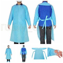 CPE Protective Clothing Raincoats Disposable Isolation Gowns Clothing Suits Anti Dust Outdoor Protective Clothing Disposable Raincoats R3535