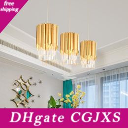 Small round gold crystal led modern chandelier lighting for kitchen dining room bedroom bedside light luxury k9 pendant lamps Small round gold crystal led modern chandelier lighting for kitchen dining room bedroom bedside light luxury k9 pendant lamps