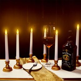 New Year LED Candles with battery Powered flameless tea lights for Home or Birthday Wedding party